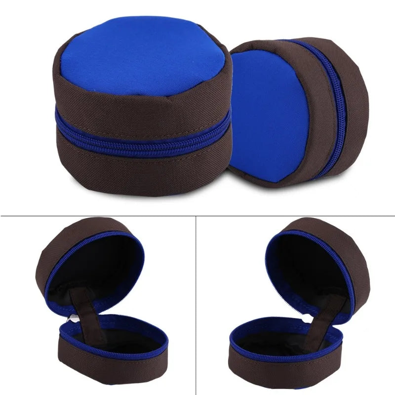 Safety Fly Fishing Reel Case Protector Soft Pocket Cover Bag Pouch Holder