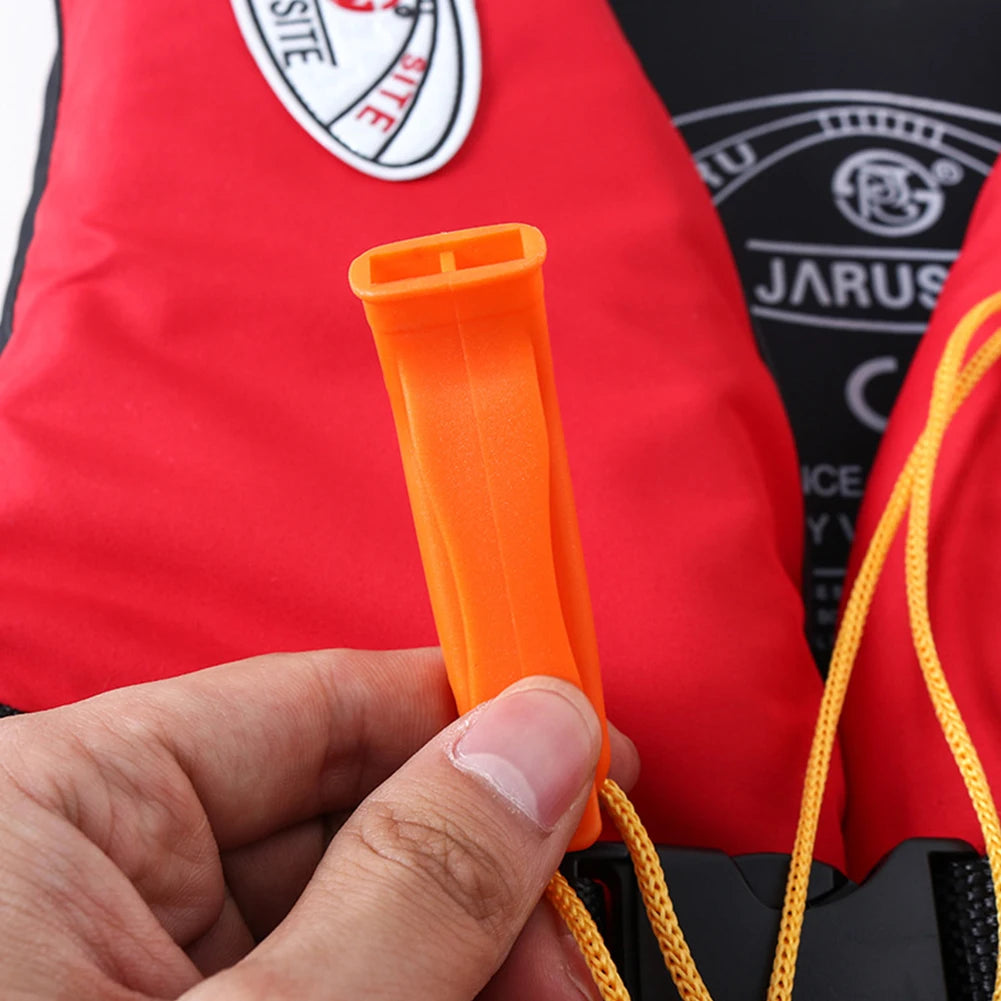 Snorkeling Boating Drifting Life Jacket Water Sports Safety Fishing Surfing Swimming Buoyancy Life Vest for Kids Adults Red