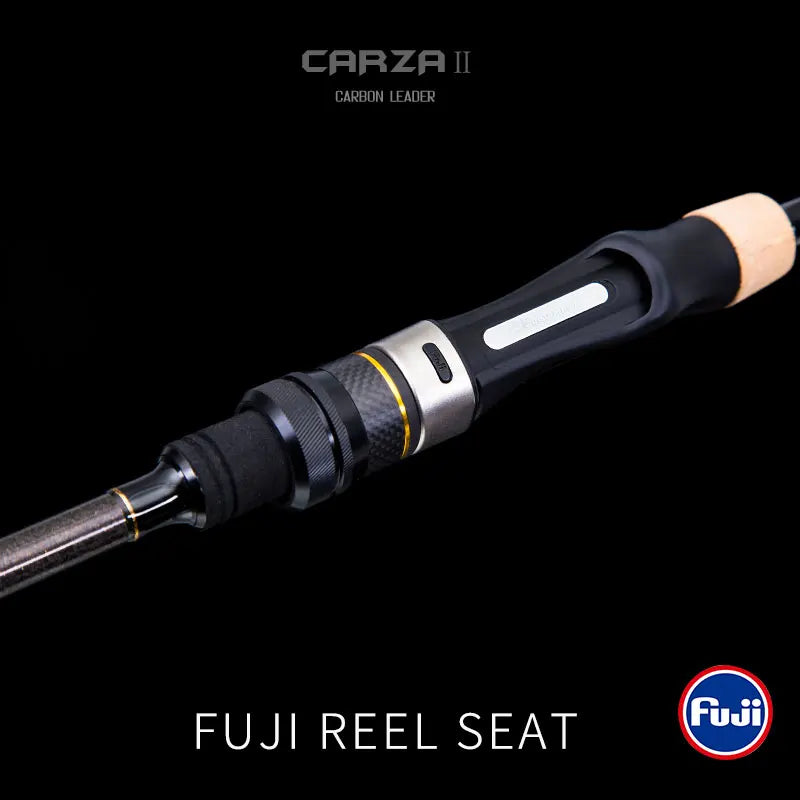 Kyorim CARZA2 LURE ROD Spinning/Casting Fishing Rod 2 Sections Freshwater Japan FUJI Reel Seat，K Guide 1.91M 1.98M MF Action