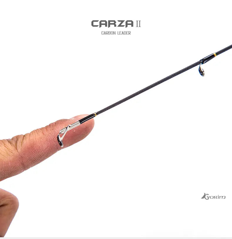 Kyorim CARZA2 LURE ROD Spinning/Casting Fishing Rod 2 Sections Freshwater Japan FUJI Reel Seat，K Guide 1.91M 1.98M MF Action