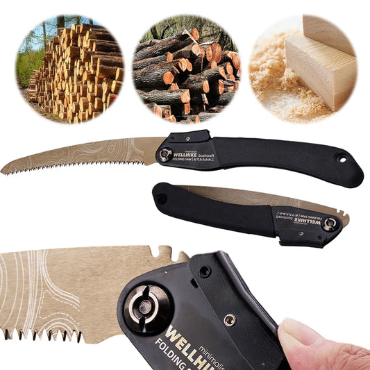 Mini Folding Saw SK5 Blade Survival Multi-Tool Saw Outdoor Camping Saw Garden Branch Saw Manual Hardware Tool