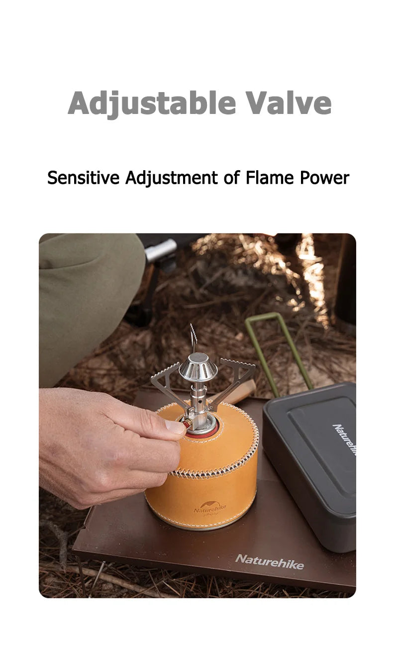 Naturehike Camping Stove Mini Stove Outdoor Picnic Gas Stove Outdoor Tourist Gas Burner Ultra Light Hiking Camping Gas Stove