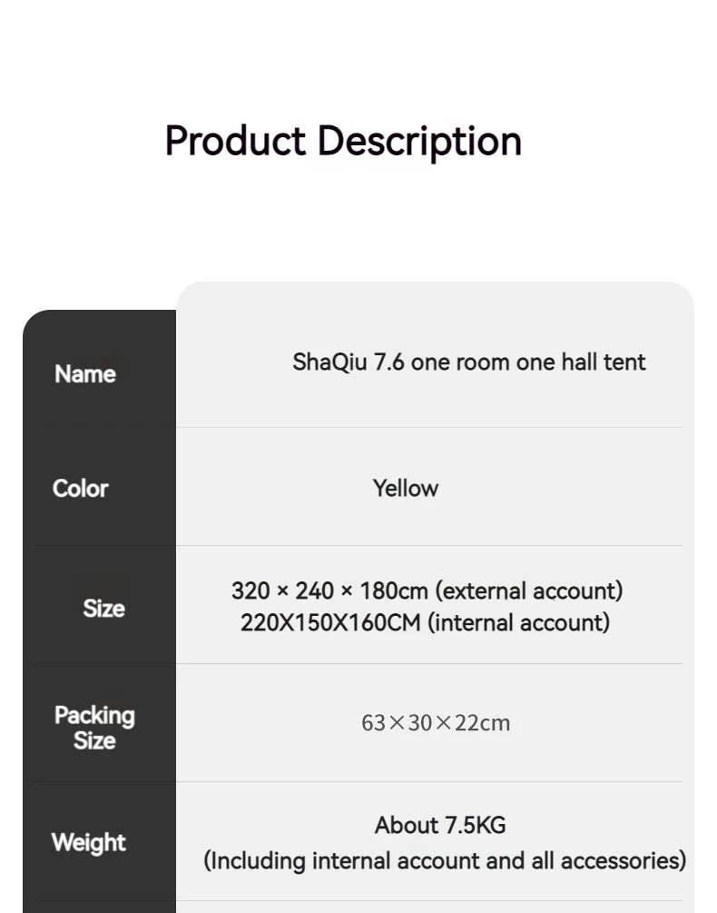 Naturehike Dune 7.6 Camping Tent 2 People 4 Season Tent Ultralight PU2000mm Outdoor Travel iking Tent With Chimney Screen Window