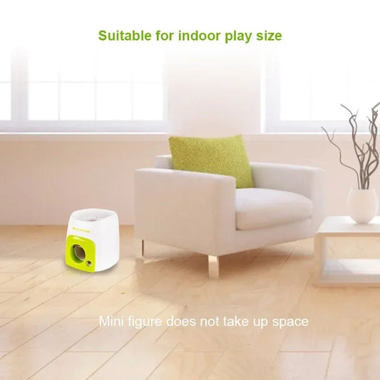 Tennis Ball Machine Throwing Cat Toys Launcher Ball Thrower Feeder Mmachine Smart Chase Automatic Pet Dog Reward
