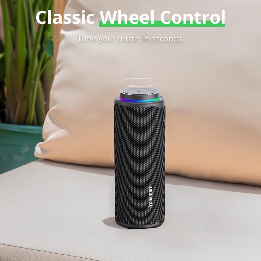 Tronsmart T8 Bluetooth Speaker 40W Outdoor Portable Speaker with Deep Bass, SoundPulse, Waterproof IPX7, APP Control,for Camping