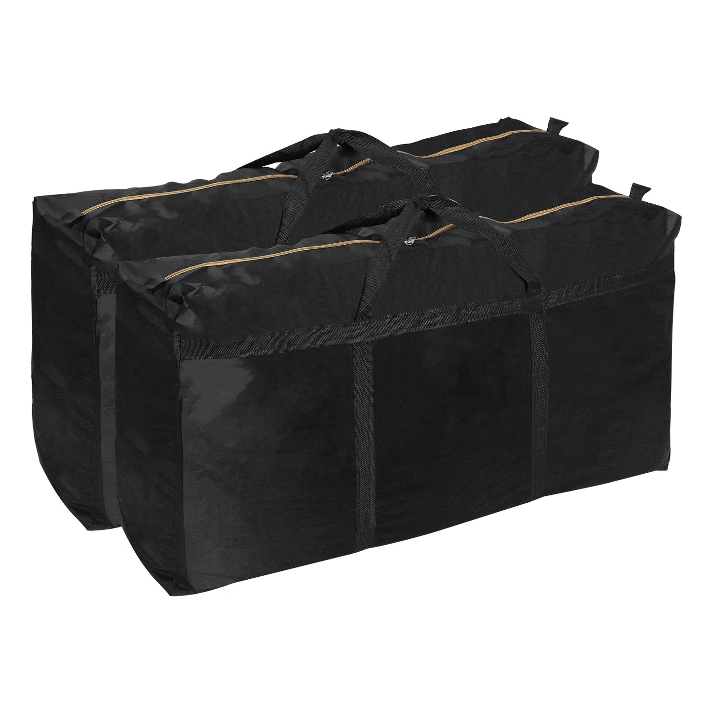 35" Extra Large Moving Bag Oxford Waterproof Storage Bag with Double Zippers Duffle Bag for Storage Packing Home Camping Black