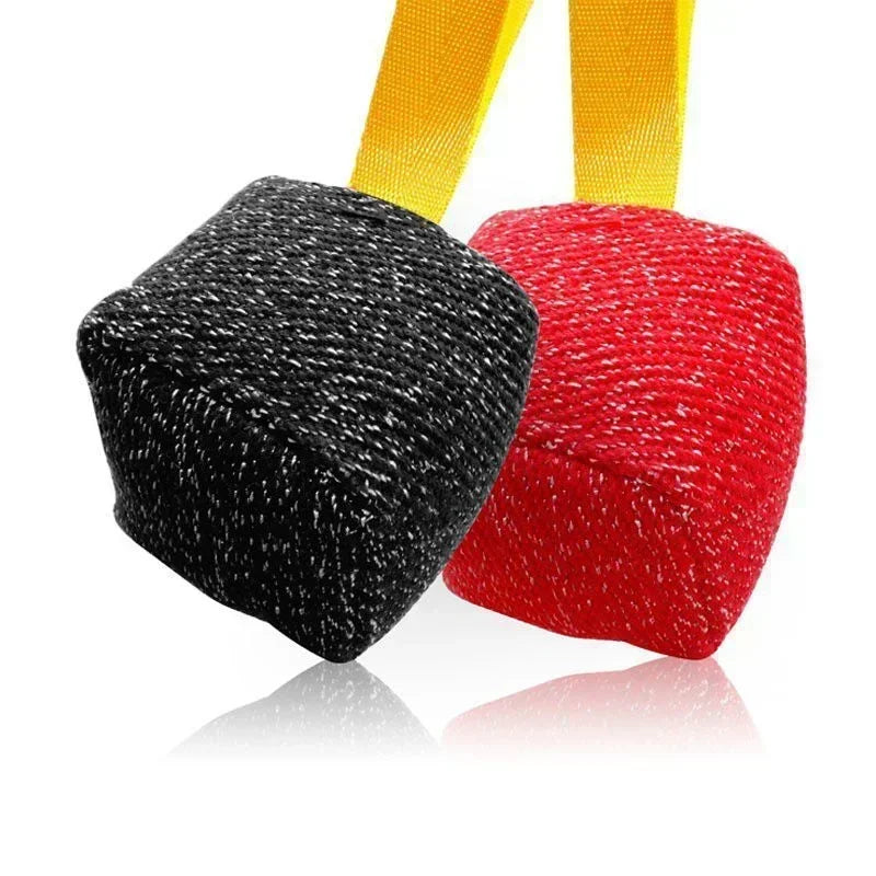 Chew Agility Large Interactive Ball Toy Shepherd Training Bite Tug German Cord Dog Nylon Pet Handle Pillow Ball Equipment for