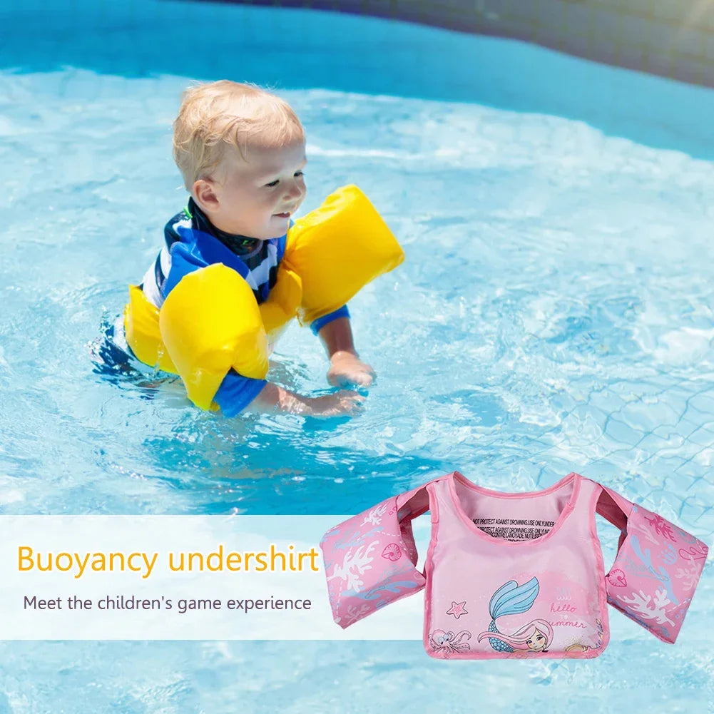 Children's Life Jackets Baby Float Arm Sleeve Floating Ring Buoyancy Vest Kid Swimming Equipment Pool Toys Adjustable Life Vest