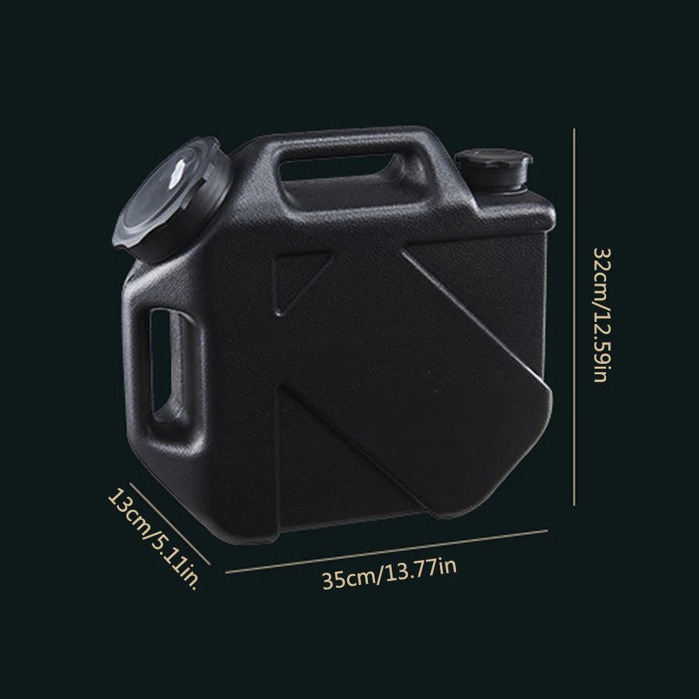 Portable Camping Bucket Water Storage 10L Large Capacity Drinking Water Canister with Detachable Faucet Travel Camping Supplies