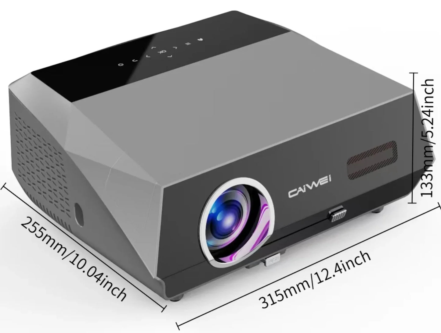 4K Projector for Movies 3500 ANSI Native Full HD Android TV Projector Home Theater Daylight Halloween Video Projectors 5G Wifi