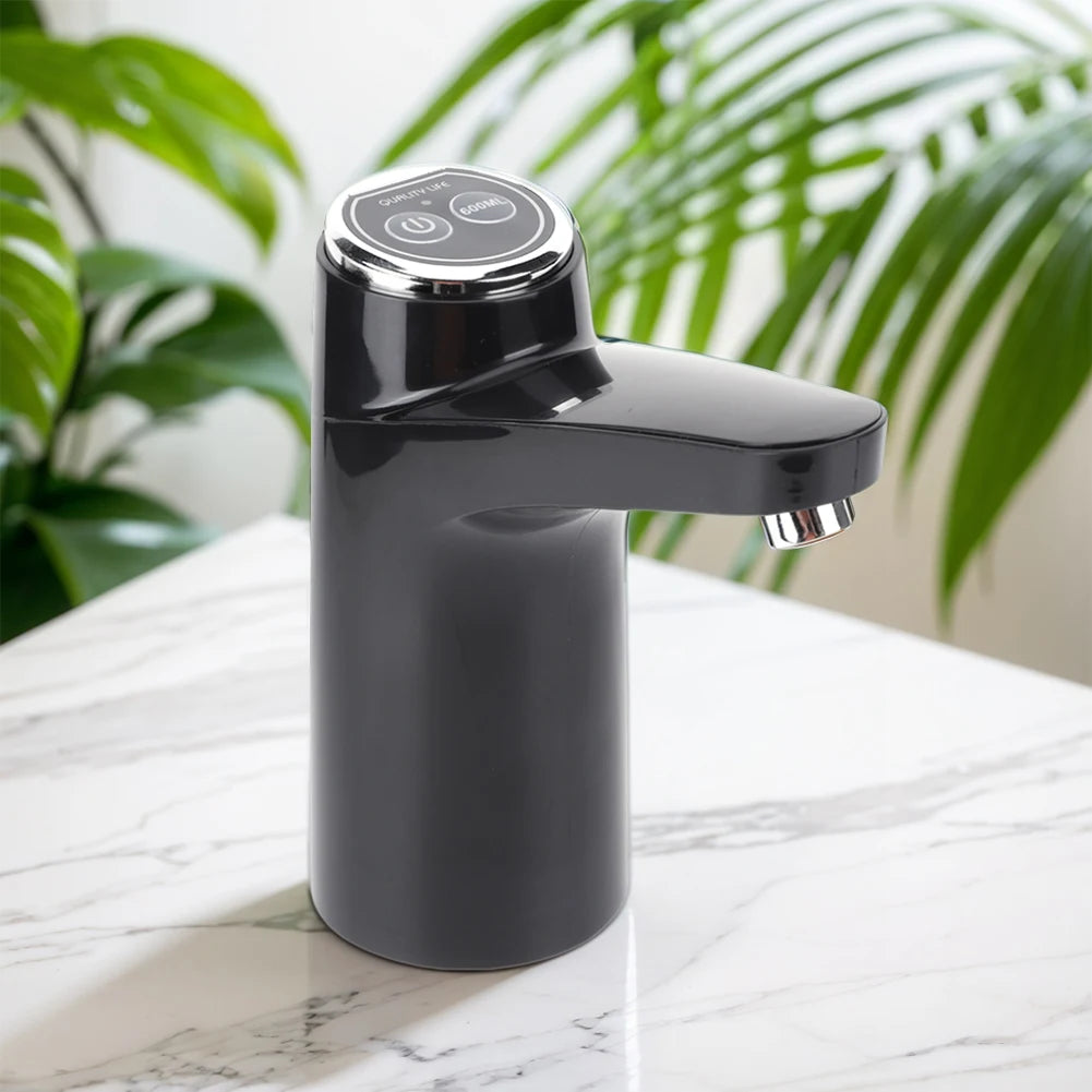Electric Water Pump USB Rechargeable Portable Water Dispenser One Key Switch Mini Water Pump for Outdoor Camping