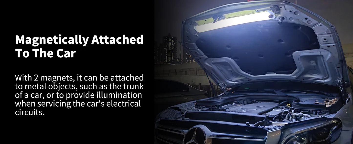 SELORSS Rechargeable Portable Camping Strong Light Waterproof 2000 mAh Tent Lamp Spotlight Outdoor Camping Work Repair Lighting