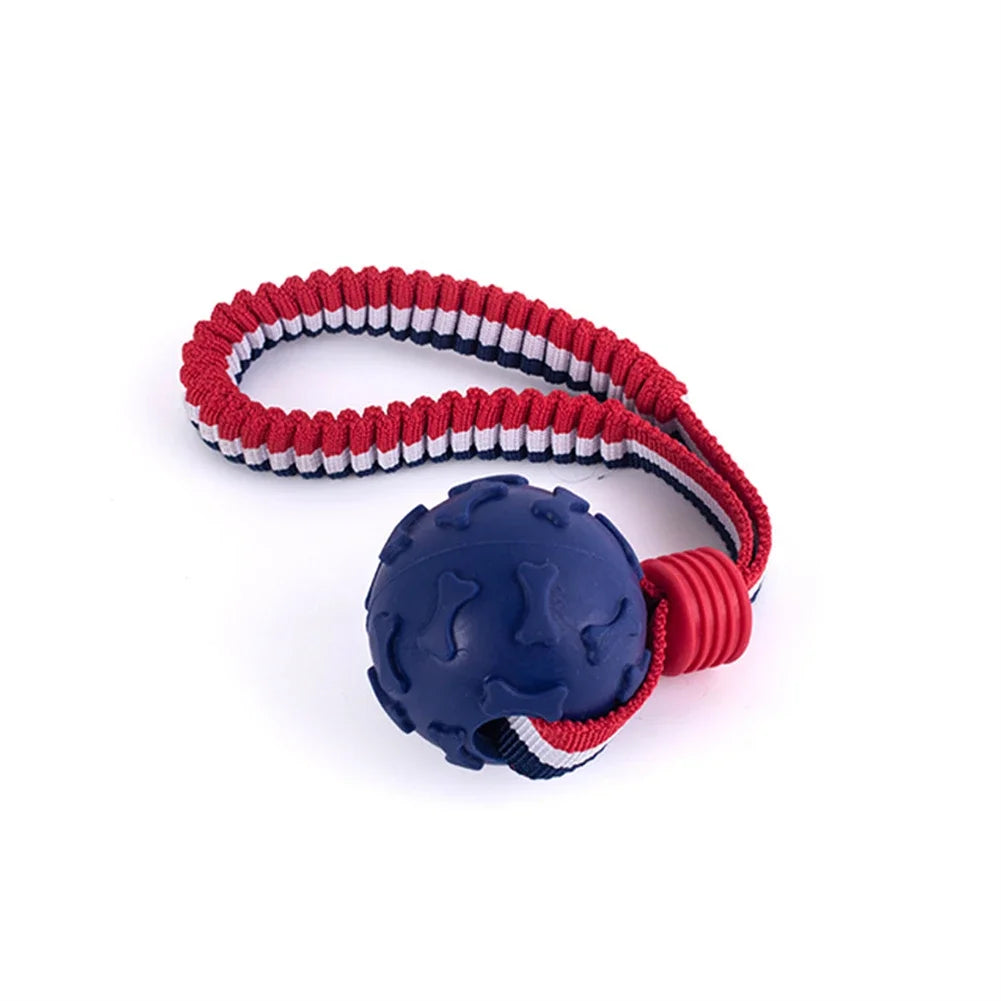 Interactive Training Knot String Rope Puppy Dogs Toy Balls Ball Molar Resistant Bite Cleaning with Chewing Pet Toys Tooth Dog