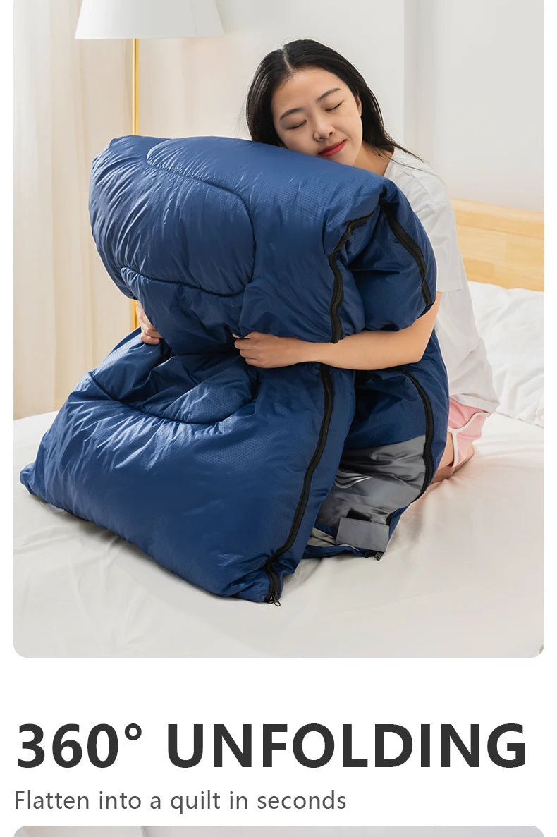 BISINNA Camping Sleeping Bag Ultralight Waterproof Warm Envelope Backpacking Sleeping Bags for Outdoor Traveling Hiking