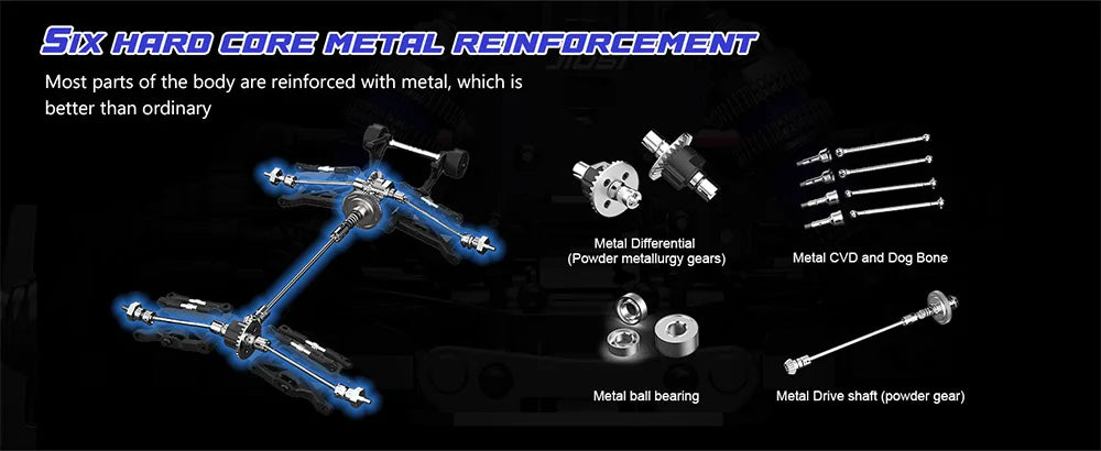 JIUSI WB12 PRO 1/12 Racing Car 4WD High Speed 80KM/H Brushless Remote Control Car Off-road Competitive Drift RC Car Toy Kid Gift