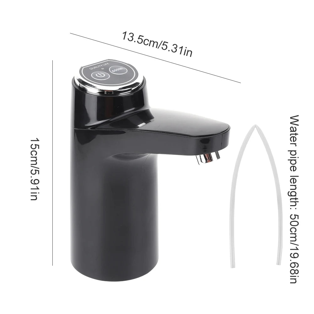 Electric Water Pump USB Rechargeable Portable Water Dispenser One Key Switch Mini Water Pump for Outdoor Camping
