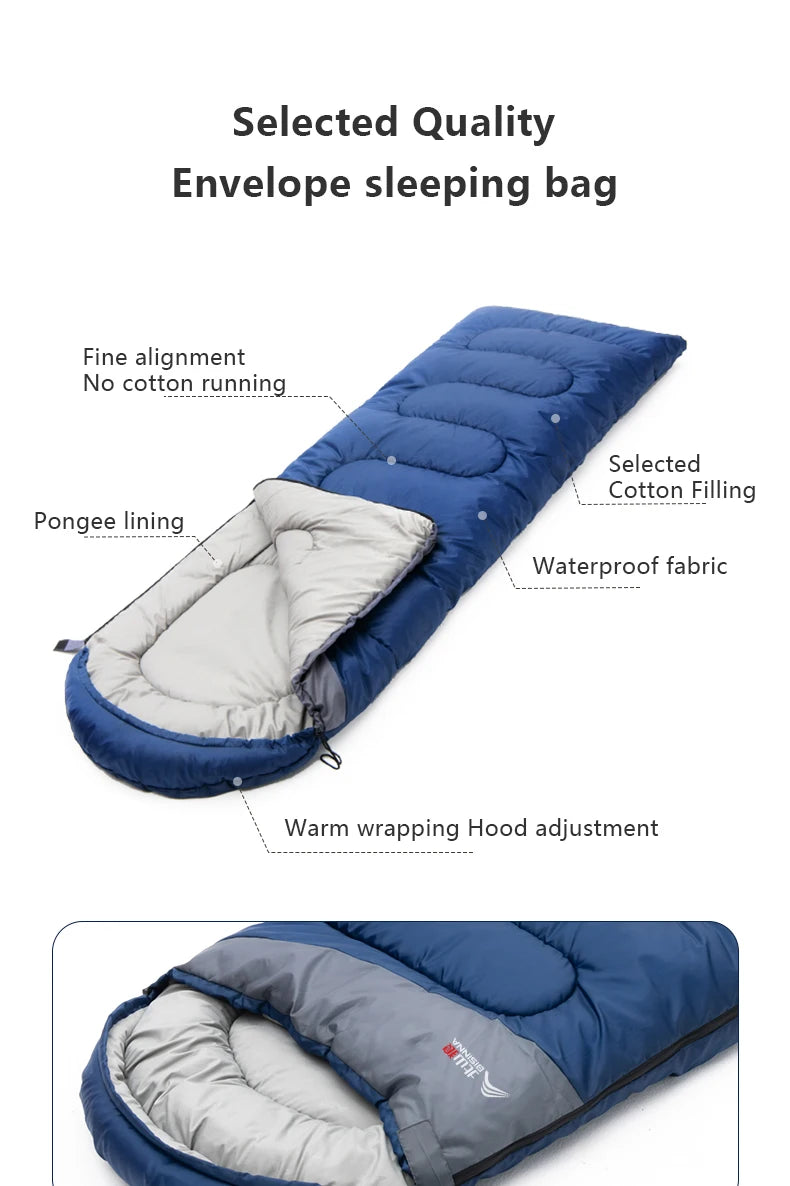 BISINNA Camping Sleeping Bag Ultralight Waterproof Warm Envelope Backpacking Sleeping Bags for Outdoor Traveling Hiking