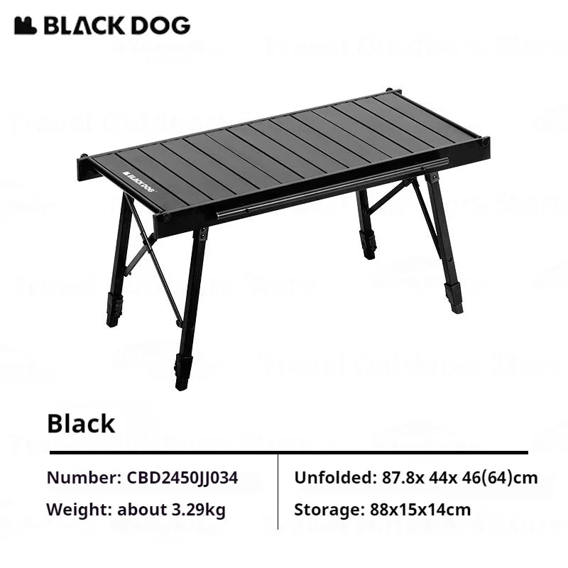 Naturehike BLACKDOG IGT Table Aluminum Alloy Adjustable With Folding Oven Outdoor Camping Multifunctional Portable Picnic Table