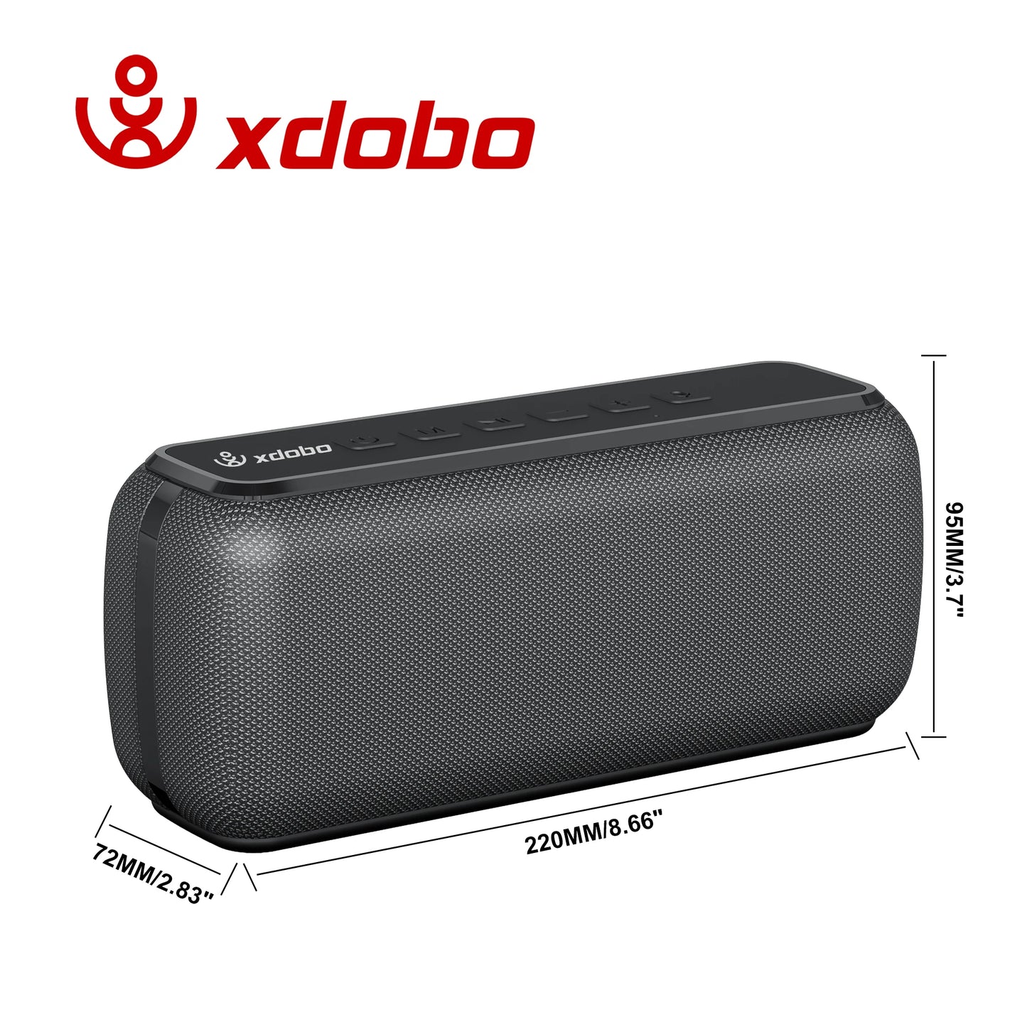 Original XDOBO X8 60W Portable Speakers Bass Subwoofer Wireless Waterproof 6600mAh TWS Support TF/AUX