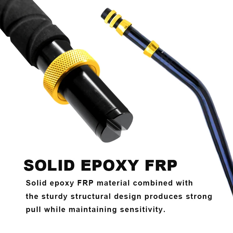 Fishing rod Bending butt roller guide rail big game  boat rod straight butt glass fiber blank deep sea fishing rod