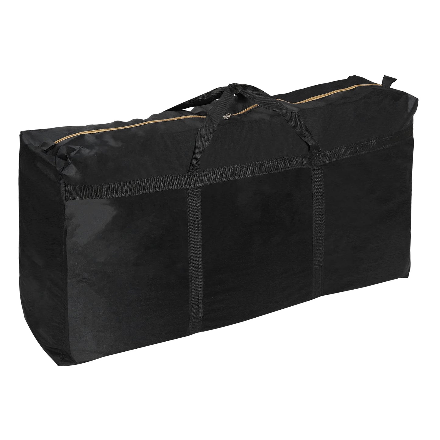 35" Extra Large Moving Bag Oxford Waterproof Storage Bag with Double Zippers Duffle Bag for Storage Packing Home Camping Black