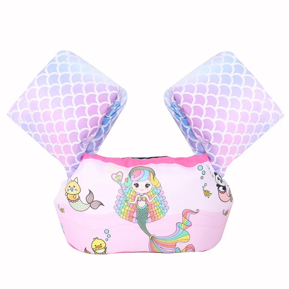 Children's Life Jackets Baby Float Arm Sleeve Floating Ring Buoyancy Vest Kid Swimming Equipment Pool Toys Adjustable Life Vest
