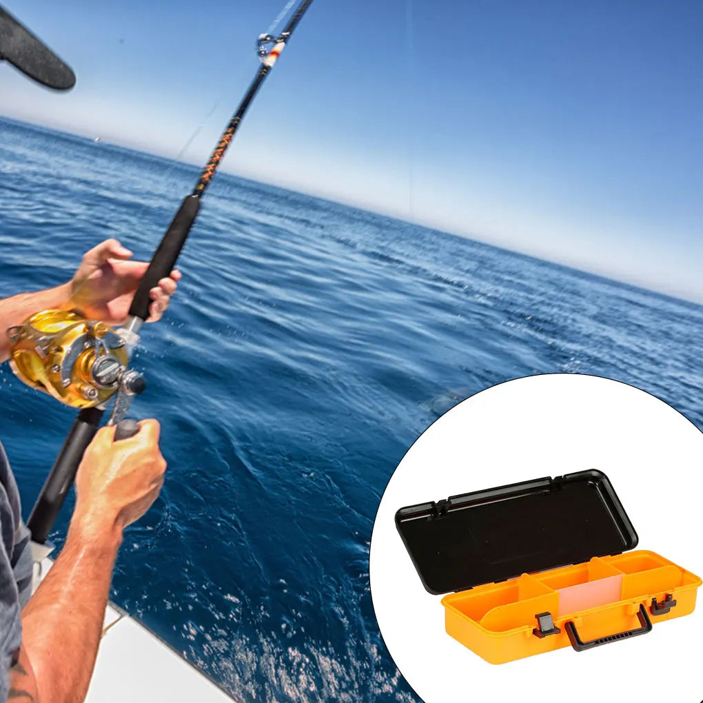 Fishing Tackle Box Handle Bait Lure Case Supply Hooks Organizer Blue