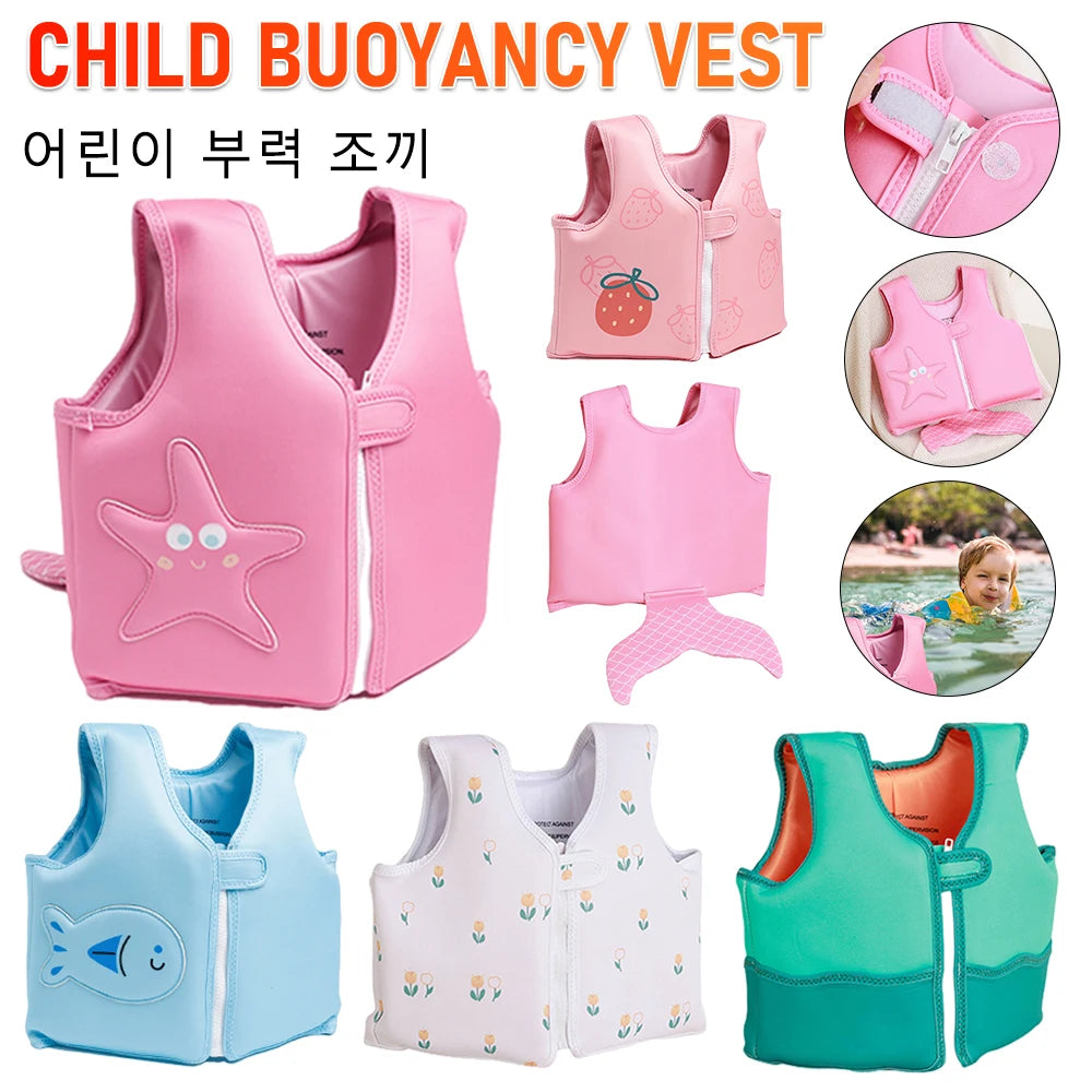 Infant Buoyancy Vest Jacket Cute Three-dimensional Design Child Bathing Swimming Life Float Swim Gear Swimming Pool Accessories