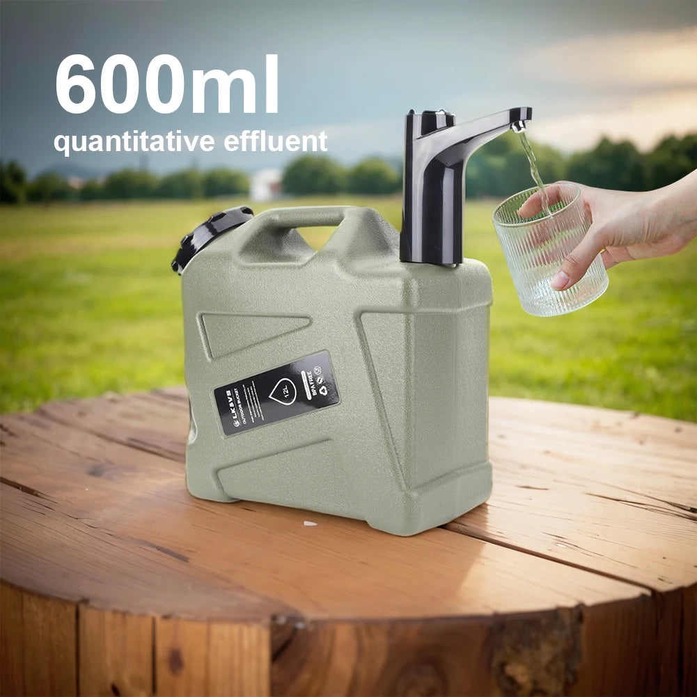 Electric Water Pump USB Rechargeable Portable Water Dispenser One Key Switch Mini Water Pump for Outdoor Camping