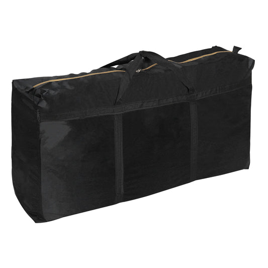 35" Extra Large Moving Bag Oxford Waterproof Storage Bag with Double Zippers Duffle Bag for Storage Packing Home Camping Black