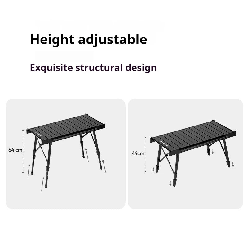Naturehike BLACKDOG IGT Table Aluminum Alloy Adjustable With Folding Oven Outdoor Camping Multifunctional Portable Picnic Table