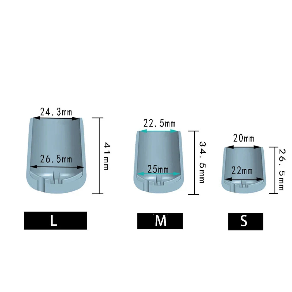Fishing Rod End Cap Fishing Rod Handle Protective Case Silicone Lure Rod Bottom Protector Fishing Accessories