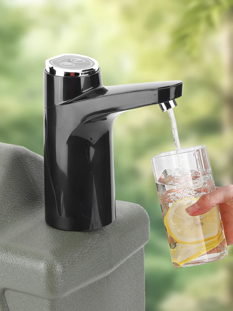 Electric Water Pump USB Rechargeable Portable Water Dispenser One Key Switch Mini Water Pump for Outdoor Camping