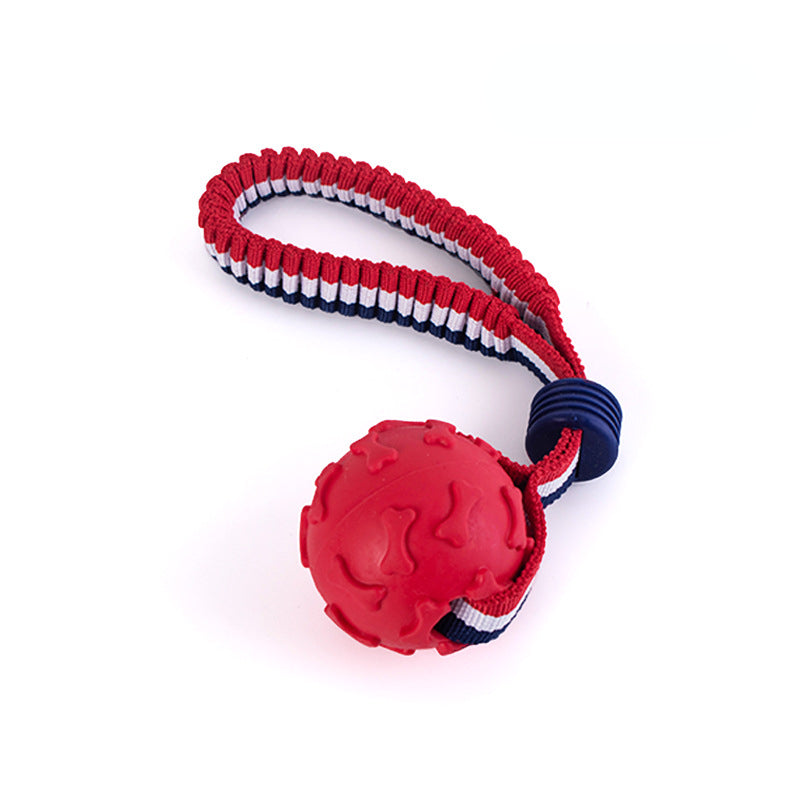 Interactive Training Knot String Rope Puppy Dogs Toy Balls Ball Molar Resistant Bite Cleaning with Chewing Pet Toys Tooth Dog