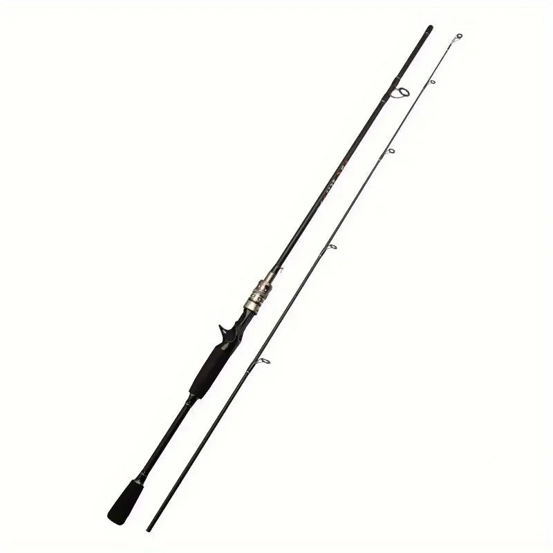 1 Pc Lightweight 180cm Telescopic Fishing Rod, 2-Piece Fiberglass Design with Medium Fast Action, Portable for Fresh & Saltwater