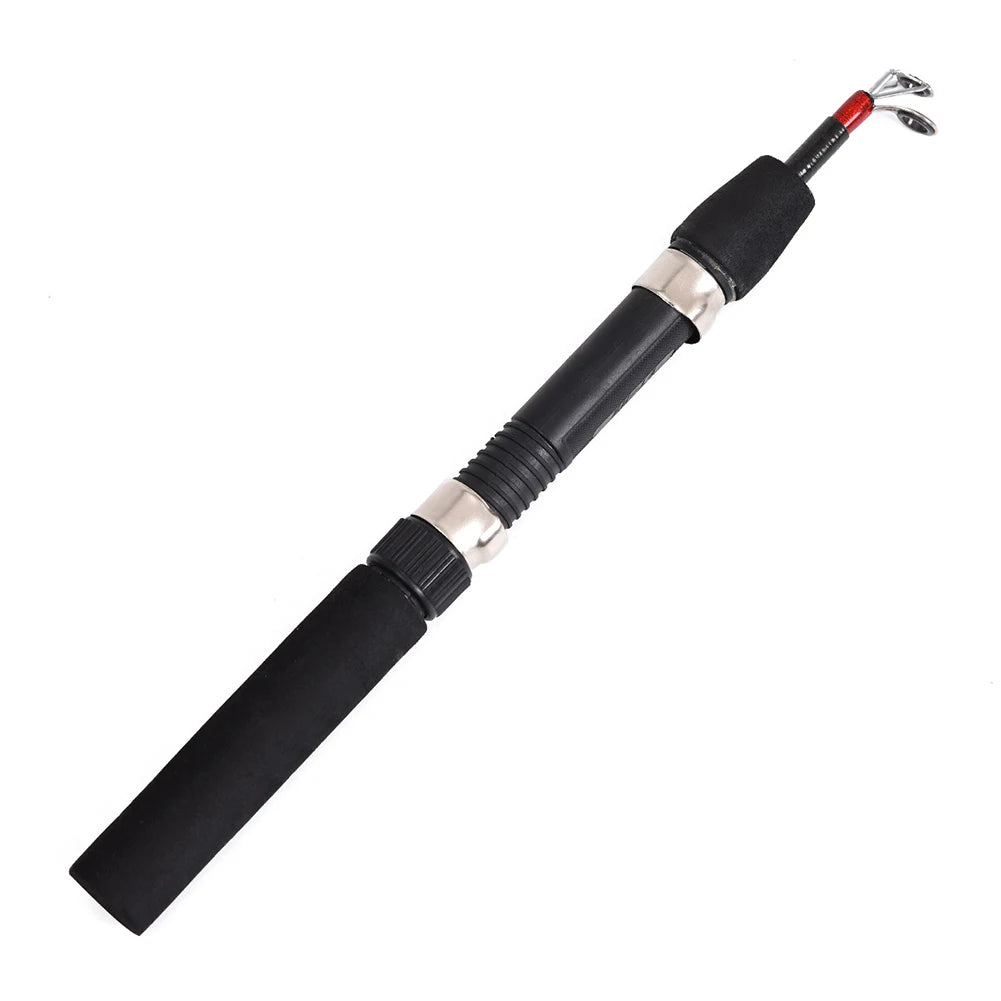 62cm Winter Ice Fishing Rod Portable Carbon Casting Carp Fishing Pole Tackle Compression Resistance Outdoor Fishing