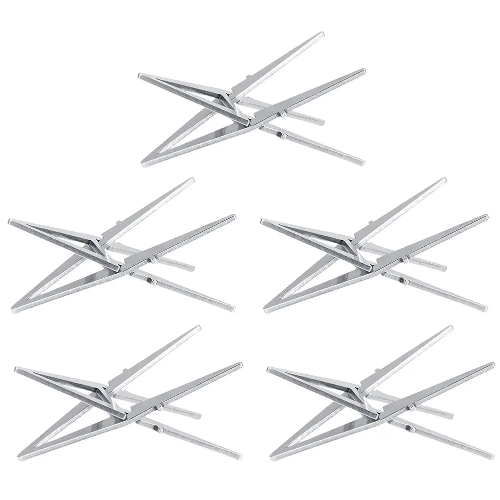 Alcohol Stove Internal Bracket Stainless Steel Portable Alcohol Stove Bracket Detachable Camping Pot Stand for Family Picnics