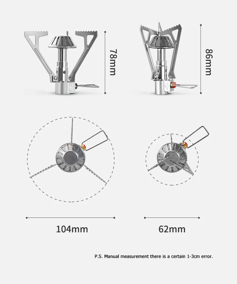 Naturehike Camping Stove Mini Stove Outdoor Picnic Gas Stove Outdoor Tourist Gas Burner Ultra Light Hiking Camping Gas Stove
