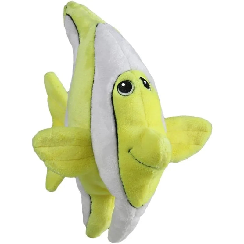 Pet toys, puppy toys, polyester fiber filled manatee and fish plush toys, suitable for medium and large dogs