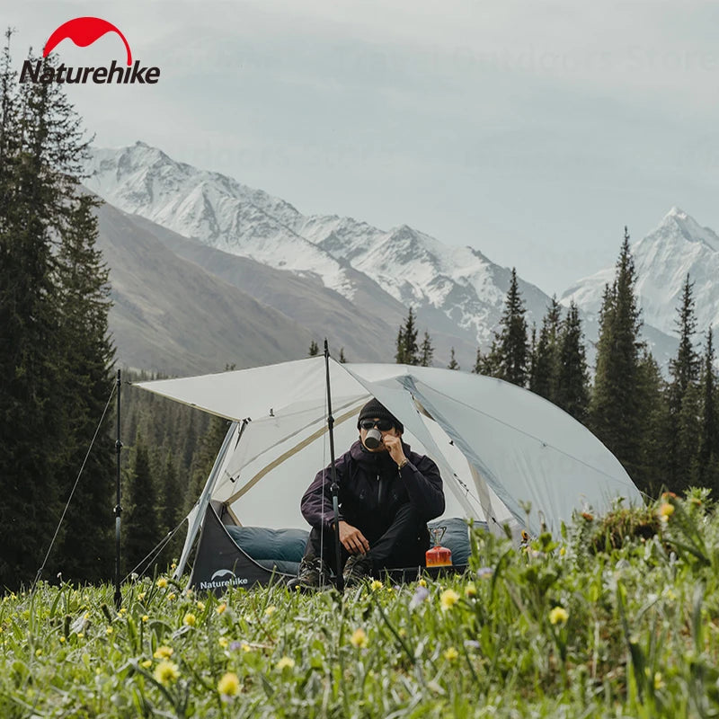 Naturehike Star River UL Camping Tent 15D Silicone Ultralight Portable 2 Person 3 Seasons Outdoor Travel Hiking Tent With Mat