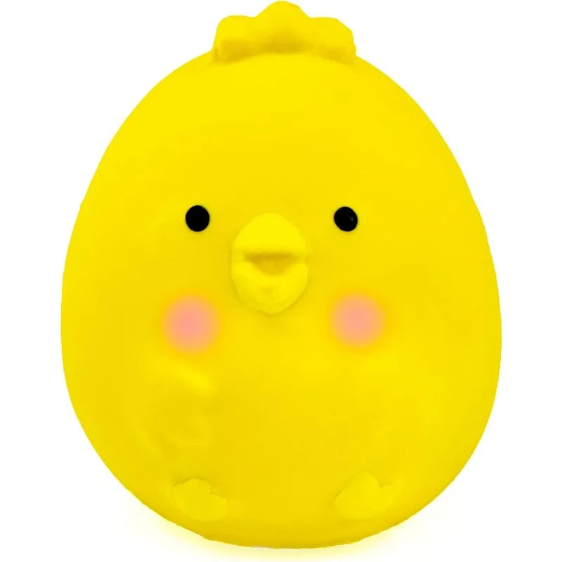 Pet toys dog toys, 4 pieces of 2.4-inch squeaking latex puppy toys fun animal set puppy interactive game, using small dogs