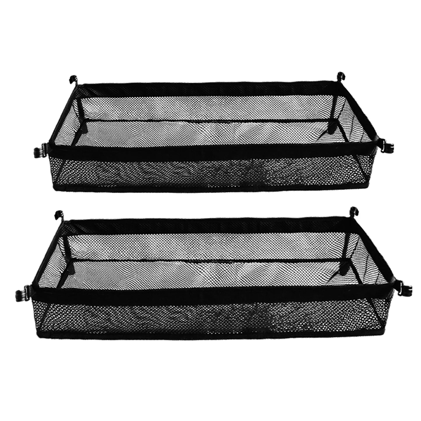 Outdoor Folding Net Bag Picnic Under Table Storage Bag Desk Storage Box Tripod Mesh Basket Organizer for Camping Accessories