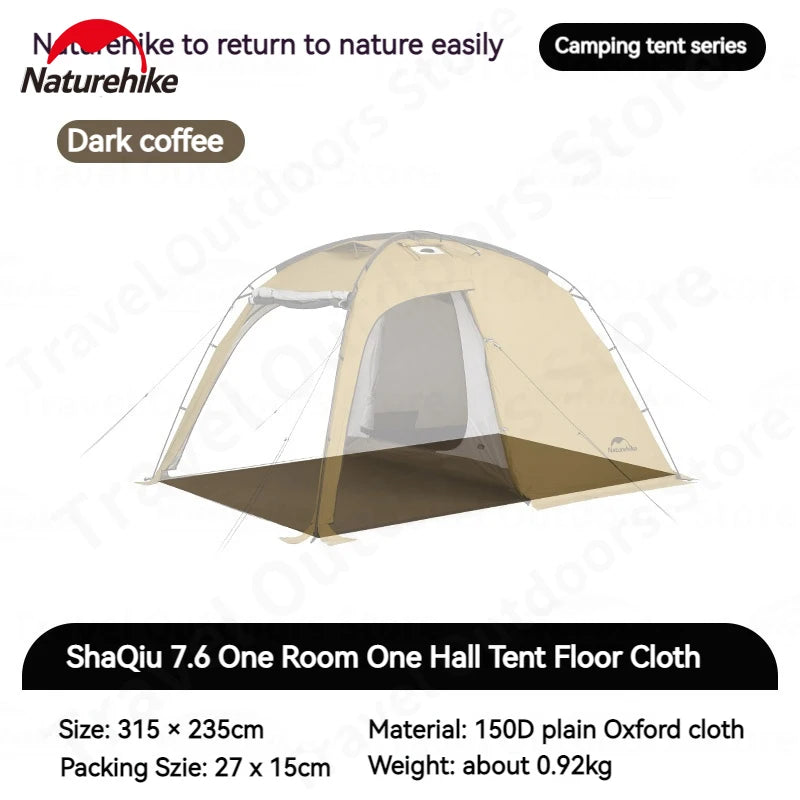 Naturehike Dune 7.6 Camping Tent 2 People 4 Season Tent Ultralight PU2000mm Outdoor Travel iking Tent With Chimney Screen Window