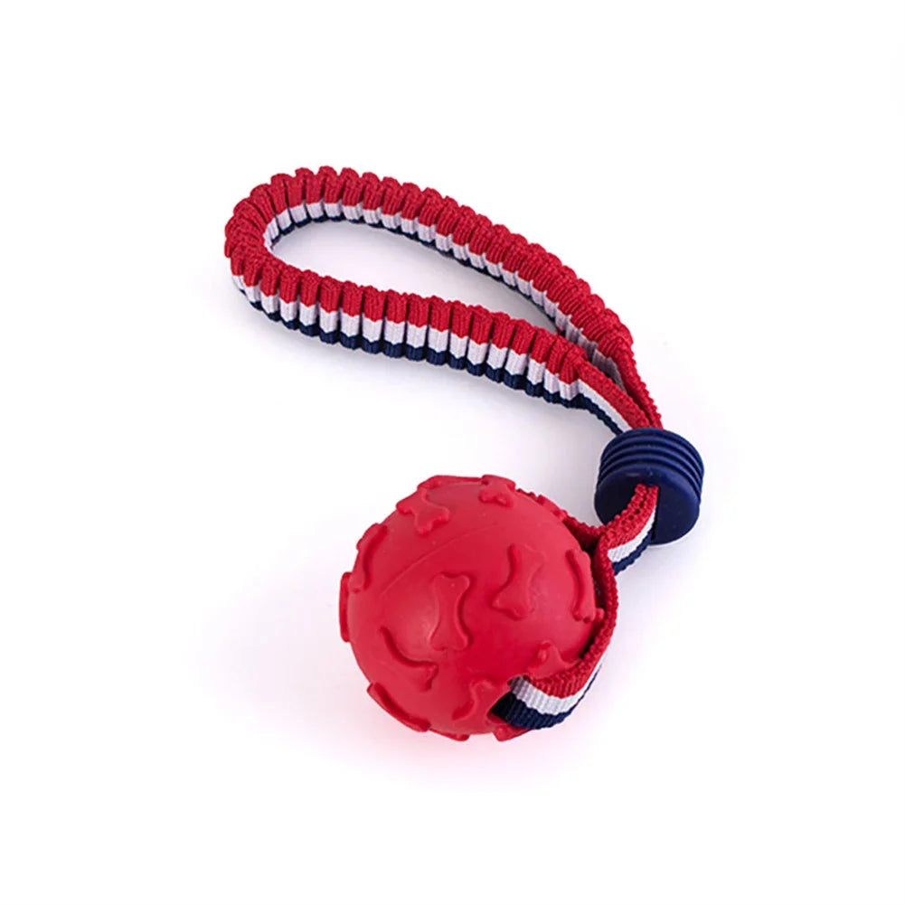 Interactive Training Knot String Rope Puppy Dogs Toy Balls Ball Molar Resistant Bite Cleaning with Chewing Pet Toys Tooth Dog