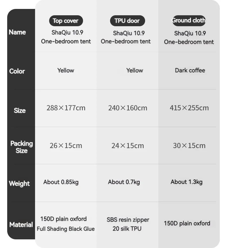 Naturehike Dunes 10.9 Camping Tent 6 People 4 Seasons Dome Extended Canopy Outdoor Waterproof Large Space Tent With Chimney Hole