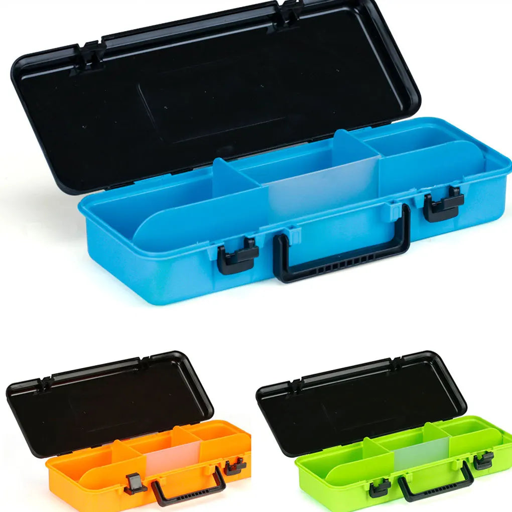 Fishing Tackle Box Handle Bait Lure Case Supply Hooks Organizer Blue