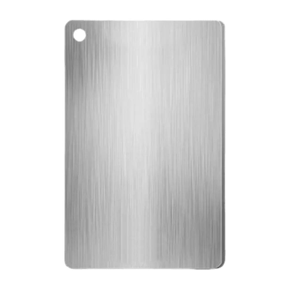 Stainless Steel Cutting Board Double Sided Chopping Board Thickened Pastry Board for Kitchen for Meat Fruit Vegetables Baby Food