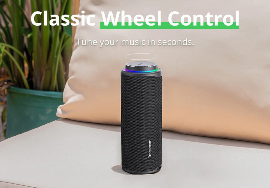 Tronsmart T8 Bluetooth Speaker 40W Outdoor Portable Speaker with Deep Bass, SoundPulse, Waterproof IPX7, APP Control,for Camping