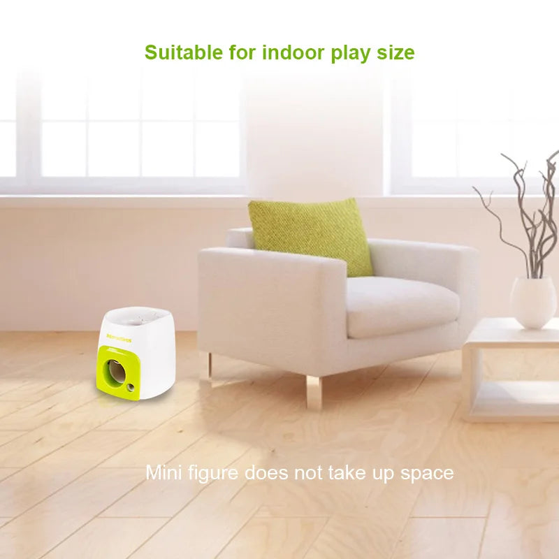 Tennis Ball Machine Throwing Cat Toys Launcher Ball Thrower Feeder Mmachine Smart Chase Automatic Pet Dog Reward