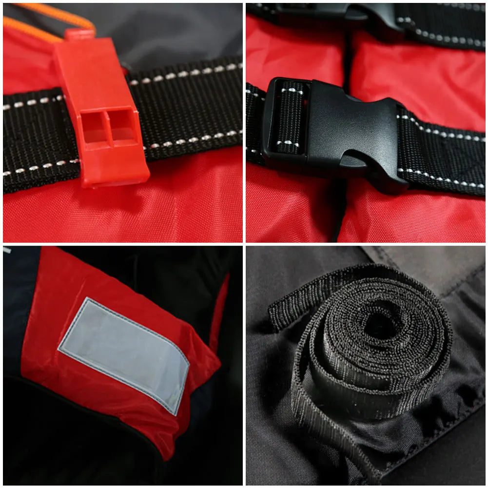 Portable Swim Jacket Reflective Swimming Life Vest Water Sports Safety Vest for Snorkeling Swimming Kayaking Boating